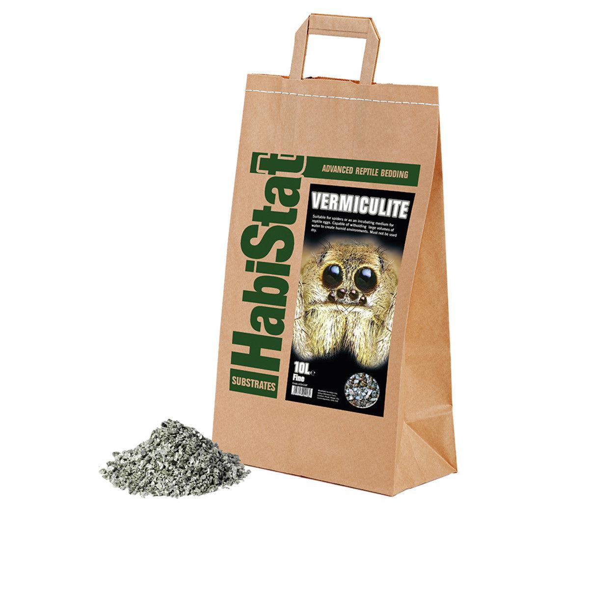 HabiStat Vermiculite Substrate, Fine, 10 Litres