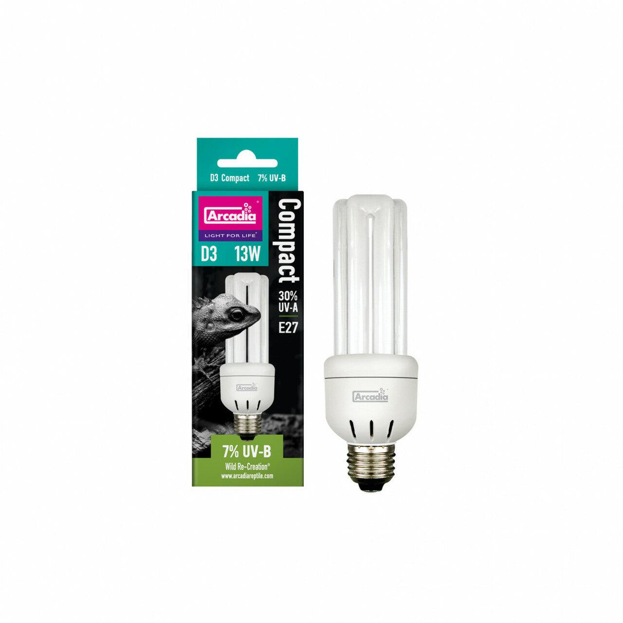Arcadia D3 7% UVB Compact Bulb